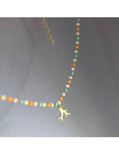 Catena con cristalli...